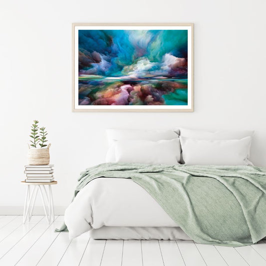 Colorful Abstract Cloud Design Home Decor Premium Quality Poster Print Choose Your Sizes