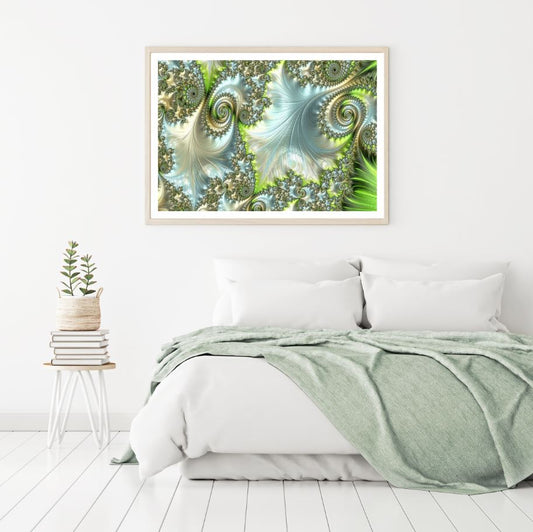 Colorful Abstract Fractal Design Home Decor Premium Quality Poster Print Choose Your Sizes