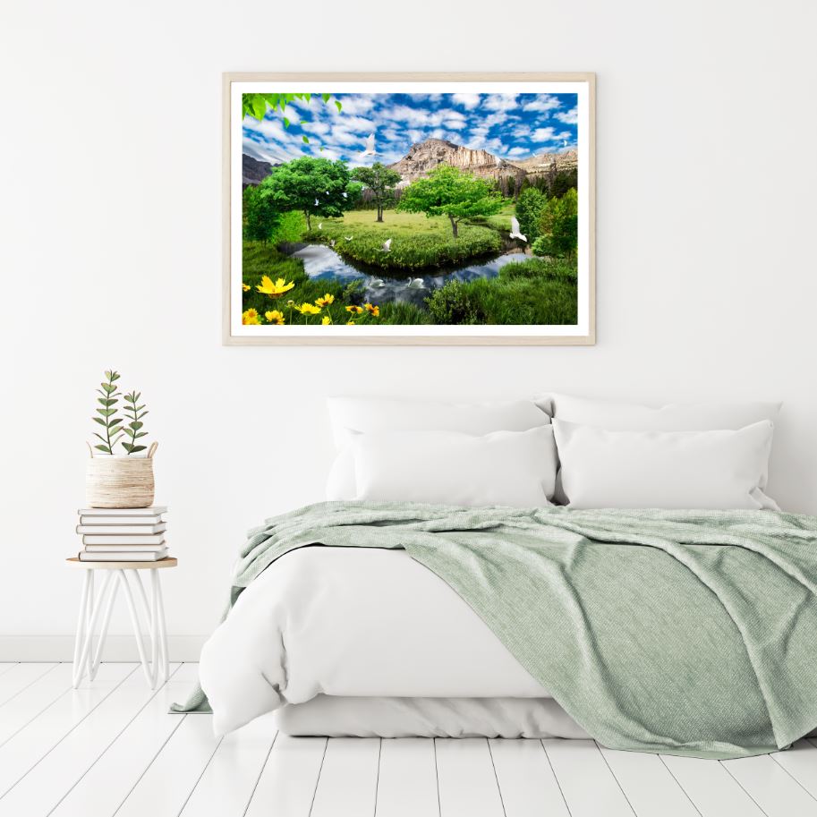 Stunning Nature Scenery View Home Decor Premium Quality Poster Print Choose Your Sizes