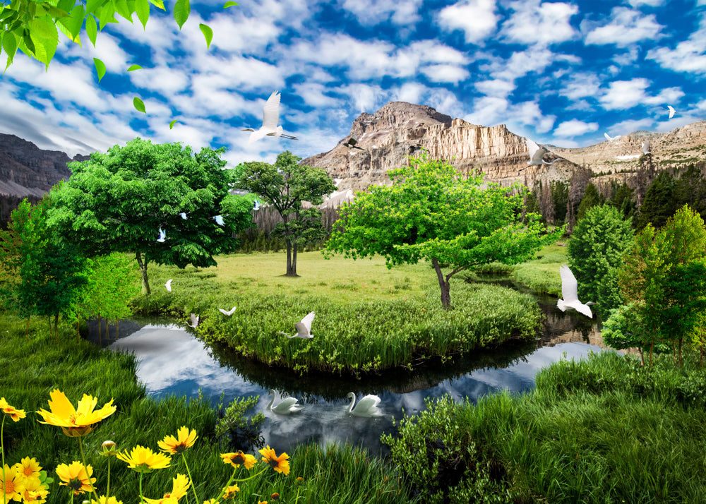Stunning Nature Scenery View Home Decor Premium Quality Poster Print Choose Your Sizes