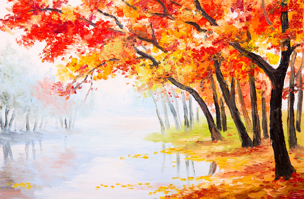 Autumn trees Painting Print 100% Australian Made