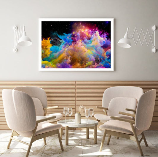Colorful Abstract Cloud Design Home Decor Premium Quality Poster Print Choose Your Sizes