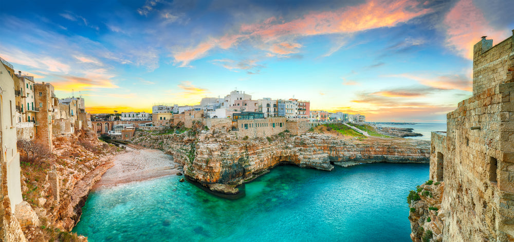 City Near Sea Scenery Photograph Home Decor Premium Quality Poster Print Choose Your Sizes