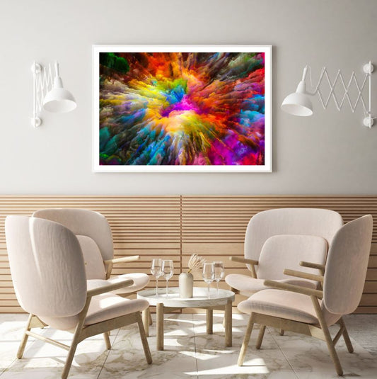 Colorful Abstract Cloud Design Home Decor Premium Quality Poster Print Choose Your Sizes