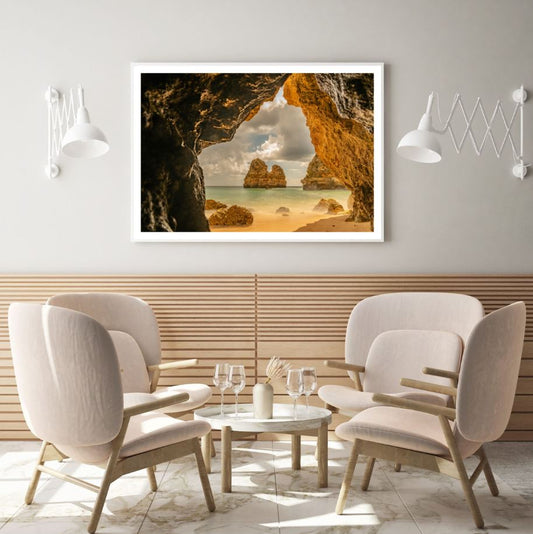 Sea Cave Scenery Photograph Home Decor Premium Quality Poster Print Choose Your Sizes