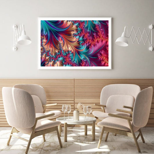 Colorful Abstract Fractal Design Home Decor Premium Quality Poster Print Choose Your Sizes