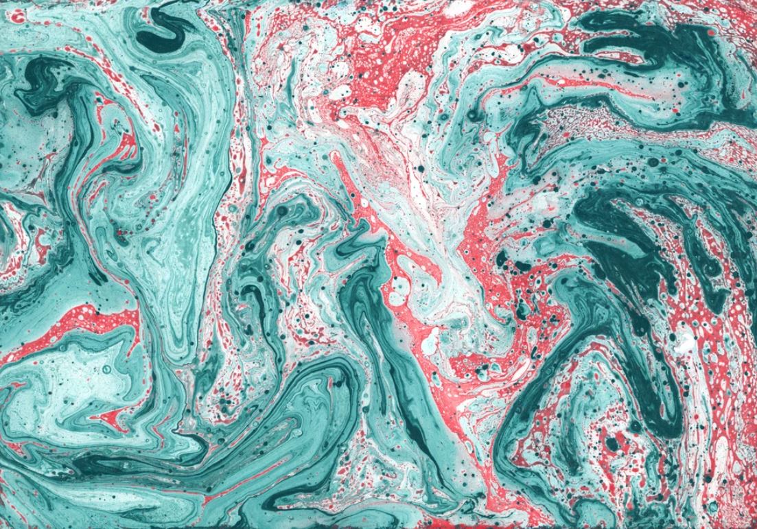 Pink & Green Abstract Design Home Decor Premium Quality Poster Print Choose Your Sizes