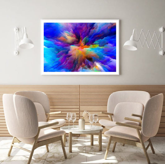 Colorful Abstract Cloud Design Home Decor Premium Quality Poster Print Choose Your Sizes