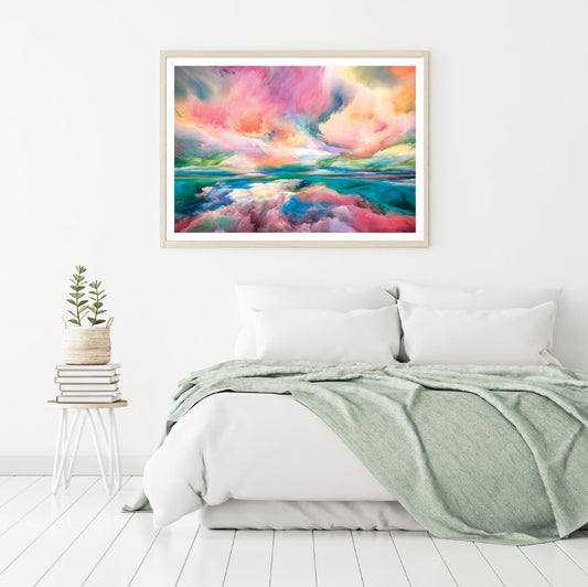 Colorful Abstract Cloud Design Home Decor Premium Quality Poster Print Choose Your Sizes
