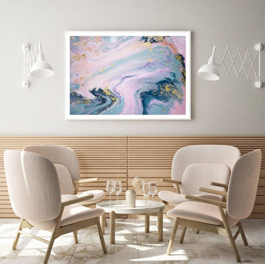 Colorful Abstract Fractal Design Home Decor Premium Quality Poster Print Choose Your Sizes