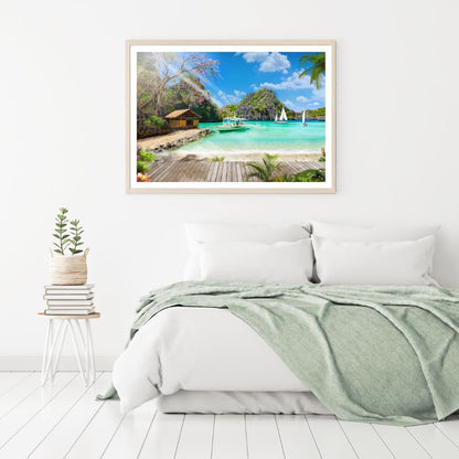 Stunning Sea Scenery Photograph Home Decor Premium Quality Poster Print Choose Your Sizes