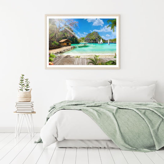 Stunning Sea Scenery Photograph Home Decor Premium Quality Poster Print Choose Your Sizes
