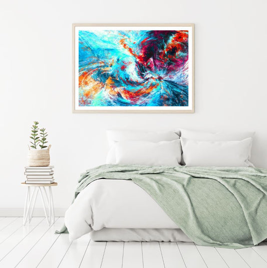 Colorful Abstract Watercolor Art Home Decor Premium Quality Poster Print Choose Your Sizes