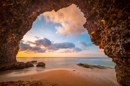Sea Cave Scenery View Photograph Home Decor Premium Quality Poster Print Choose Your Sizes