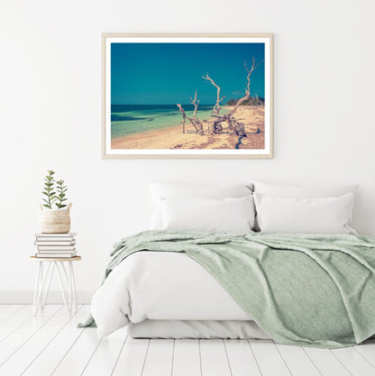 Dead Tree & Sea Scenery View Home Decor Premium Quality Poster Print Choose Your Sizes
