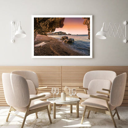 Sea Cave Scenery Photograph Home Decor Premium Quality Poster Print Choose Your Sizes