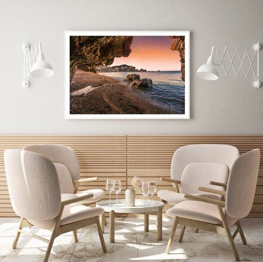 Sea Cave Scenery Photograph Home Decor Premium Quality Poster Print Choose Your Sizes