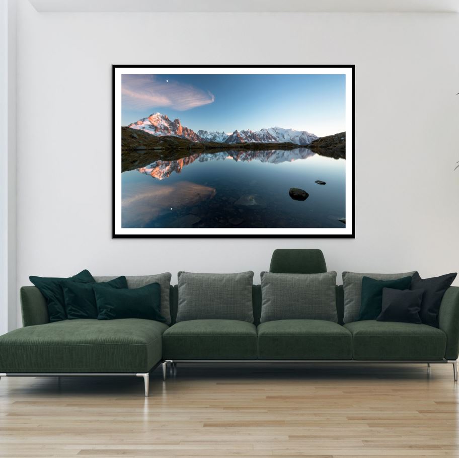 Lake Mountain View Photograph Home Decor Premium Quality Poster Print Choose Your Sizes