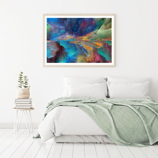 Colorful Abstract Cloud Design Home Decor Premium Quality Poster Print Choose Your Sizes