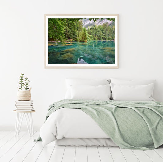 Lake & Forest Scenery Photograph Home Decor Premium Quality Poster Print Choose Your Sizes