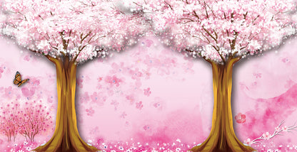 Blossom Trees & Butterflies 3D Design Home Decor Premium Quality Poster Print Choose Your Sizes