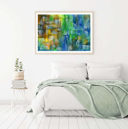 Multicolor Oil Paint Abstract Art Home Decor Premium Quality Poster Print Choose Your Sizes