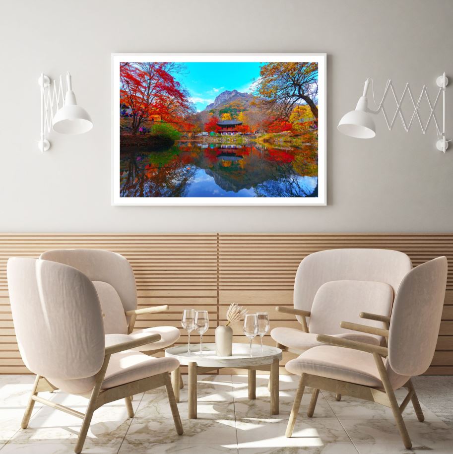 Lake & Forest Scenery Photograph Home Decor Premium Quality Poster Print Choose Your Sizes