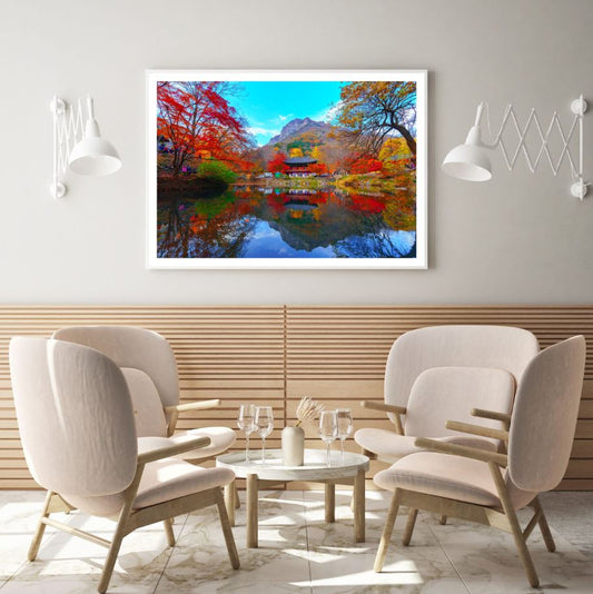 Lake & Forest Scenery Photograph Home Decor Premium Quality Poster Print Choose Your Sizes