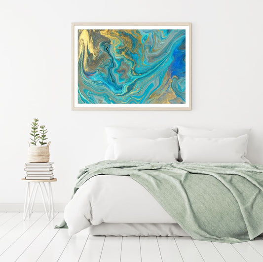 Colorful Abstract Granite Design Home Decor Premium Quality Poster Print Choose Your Sizes