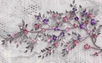 Floral 3D Design Print 100% Australian Made