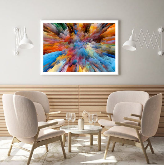 Colorful Abstract Cloud Design Home Decor Premium Quality Poster Print Choose Your Sizes