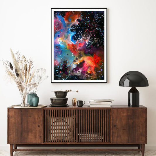 Multicolor Watercolor Abstract Home Decor Premium Quality Poster Print Choose Your Sizes