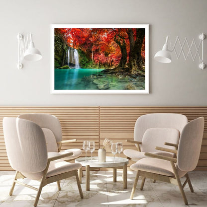 Stunning Waterfall Scenery View Home Decor Premium Quality Poster Print Choose Your Sizes