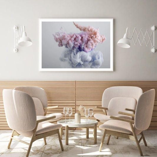 Colorful Abstract Smoke Design Home Decor Premium Quality Poster Print Choose Your Sizes