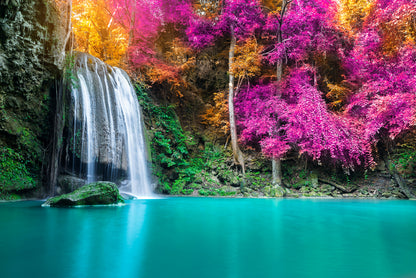 Stunning Waterfall Photograph Home Decor Premium Quality Poster Print Choose Your Sizes
