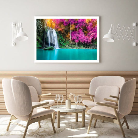Stunning Waterfall Photograph Home Decor Premium Quality Poster Print Choose Your Sizes