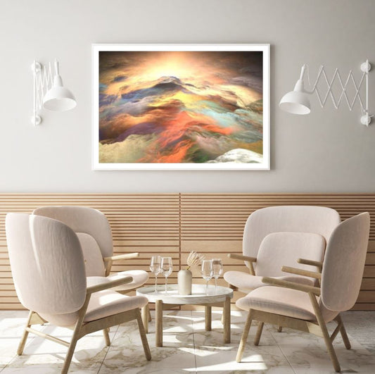 Colorful Abstract Cloud Design Home Decor Premium Quality Poster Print Choose Your Sizes
