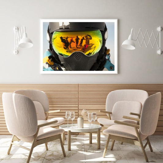 Helmet Closeup Photograph Home Decor Premium Quality Poster Print Choose Your Sizes