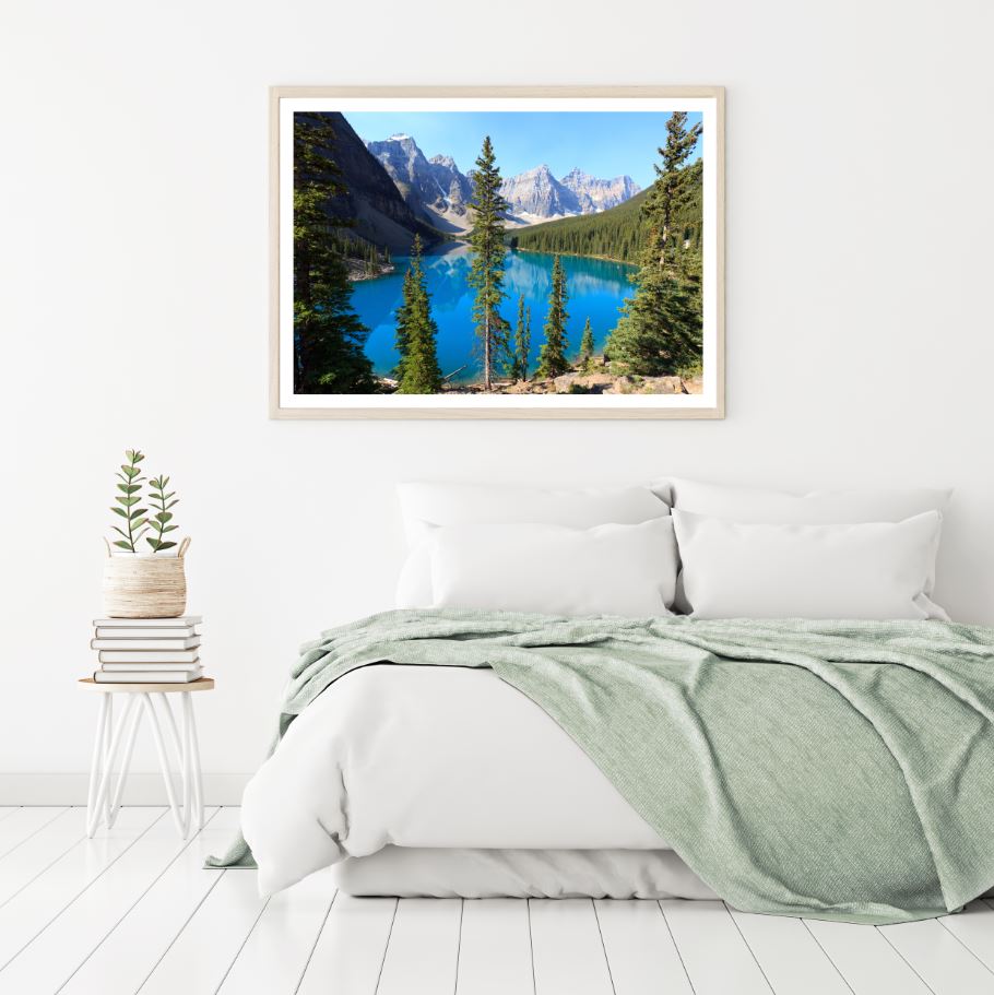 Lake & Forest Scenery Photograph Home Decor Premium Quality Poster Print Choose Your Sizes
