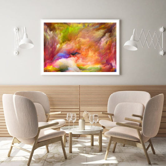 Colorful Abstract Cloud Design Home Decor Premium Quality Poster Print Choose Your Sizes