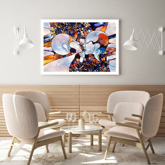 Colorful Faces Mosaic Design Home Decor Premium Quality Poster Print Choose Your Sizes