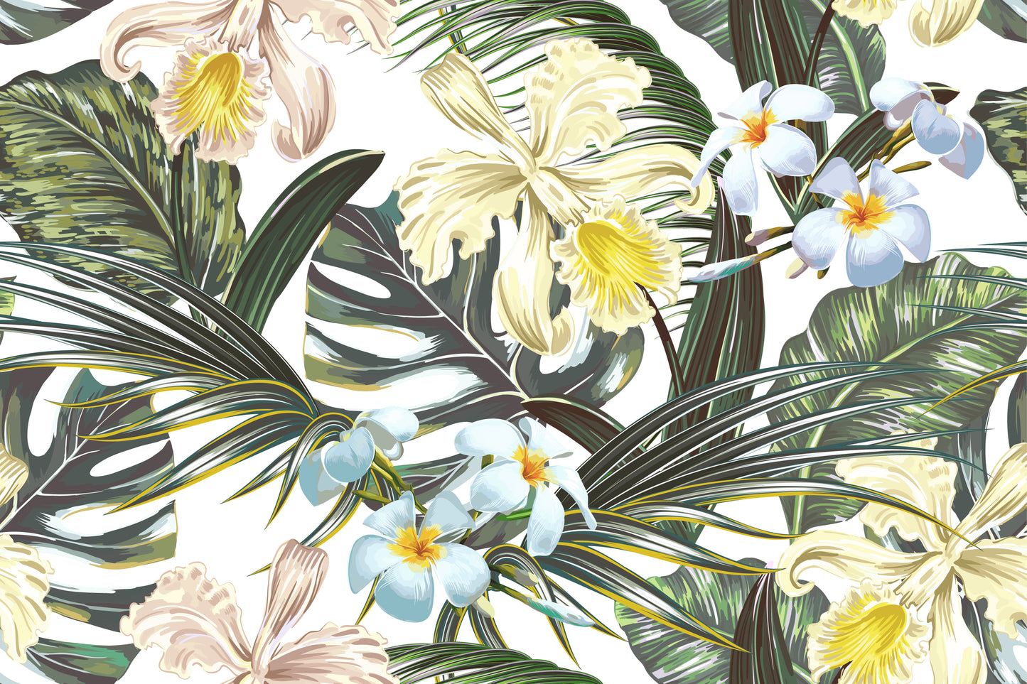 Watercolour Floral Design Print 100% Australian Made