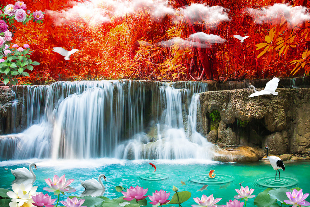 Stunning Waterfall View Print 100% Australian Made