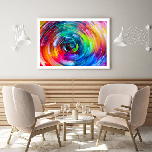 Colorful Abstract Spiral Design Home Decor Premium Quality Poster Print Choose Your Sizes
