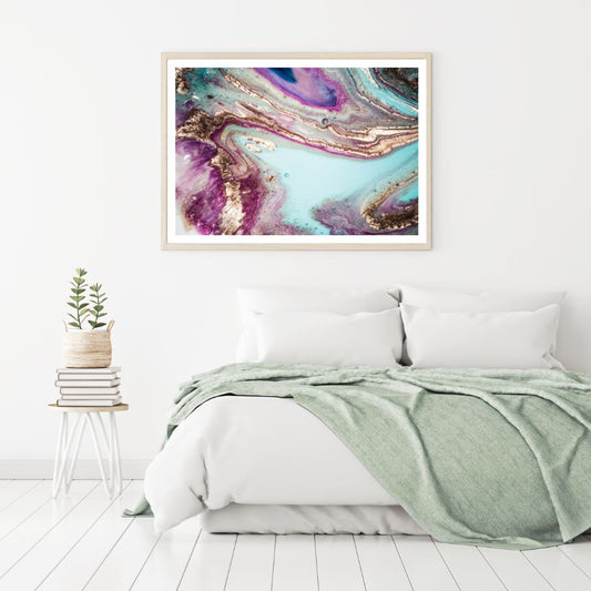 Colorful Abstract Granite Design Home Decor Premium Quality Poster Print Choose Your Sizes