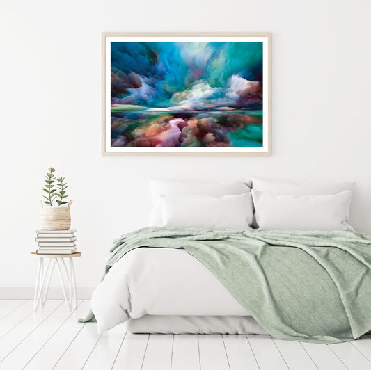 Colorful Abstract Cloud Design Home Decor Premium Quality Poster Print Choose Your Sizes