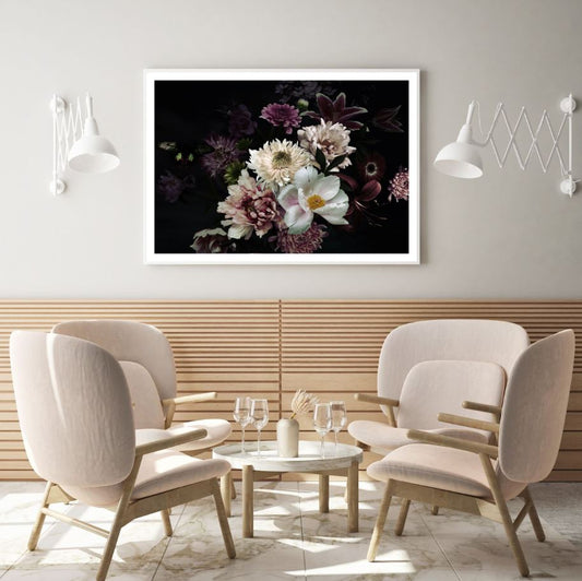 Colorful Flowers Closeup View Home Decor Premium Quality Poster Print Choose Your Sizes
