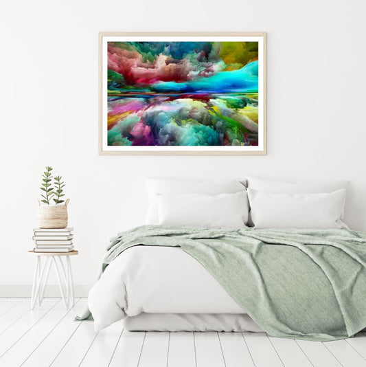 Colorful Abstract Cloud Design Home Decor Premium Quality Poster Print Choose Your Sizes