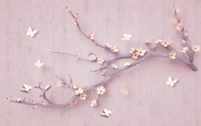 Flower Tree Branch 3D Design Home Decor Premium Quality Poster Print Choose Your Sizes