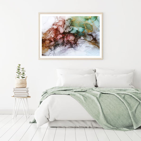 Colorful Abstract Granite Design Home Decor Premium Quality Poster Print Choose Your Sizes